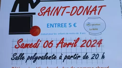 Téâtre La Bulle  présente sa création UNE ANNEE.... PAS ORDINAIRE samedi 6 avril 20h organisation ST-DONAT ANIM'S